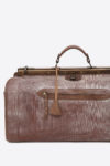 Doctor's Bag vegetable tanned leather handmade in italy terrida venezia italy italian bag unique design business travel leather duffle bag
