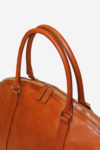 Dome Bag handmade in italy vegetable tanned leather luxury travel business duffle bag handbag terrida venezia italian bag leather