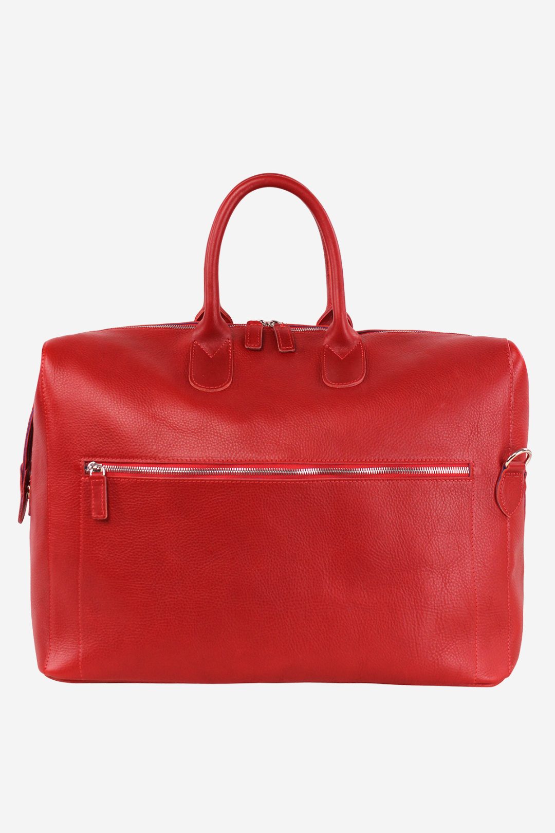 Shield Duffle Bag Terrida - Handmade in Italy, vegetable tan leather