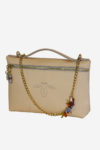Precious Handbag handmade in italy vegetable tanned leather terrida venezia murano glass handbag shoulderbag