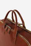 Light Case handmade in italy vegetable tanned leather terrida venezia italy business travel italian leather bags briefcase