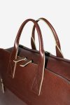 Light Case handmade in italy vegetable tanned leather terrida venezia italy business travel italian leather bags briefcase
