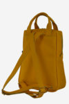 Vertical Backpack handmade in italy vegetable tanned leather terrida venezia murano glass