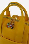 Vertical Backpack handmade in italy vegetable tanned leather terrida venezia murano glass