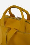 Vertical Backpack handmade in italy vegetable tanned leather terrida venezia murano glass