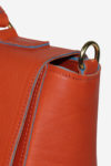 Elegant Handbag handmade in italy vegetable tanned leather murano glass terrida venezia
