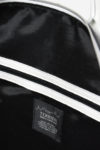Sport Duffle Bag 038 black white leather waterproof madeinitaly