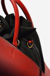 Major Hemispheric Handbag handmade in italy vegetable tanned leather made in italy two bags in one