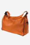 Modern Sport Bag orange waterproof leather handmade belt