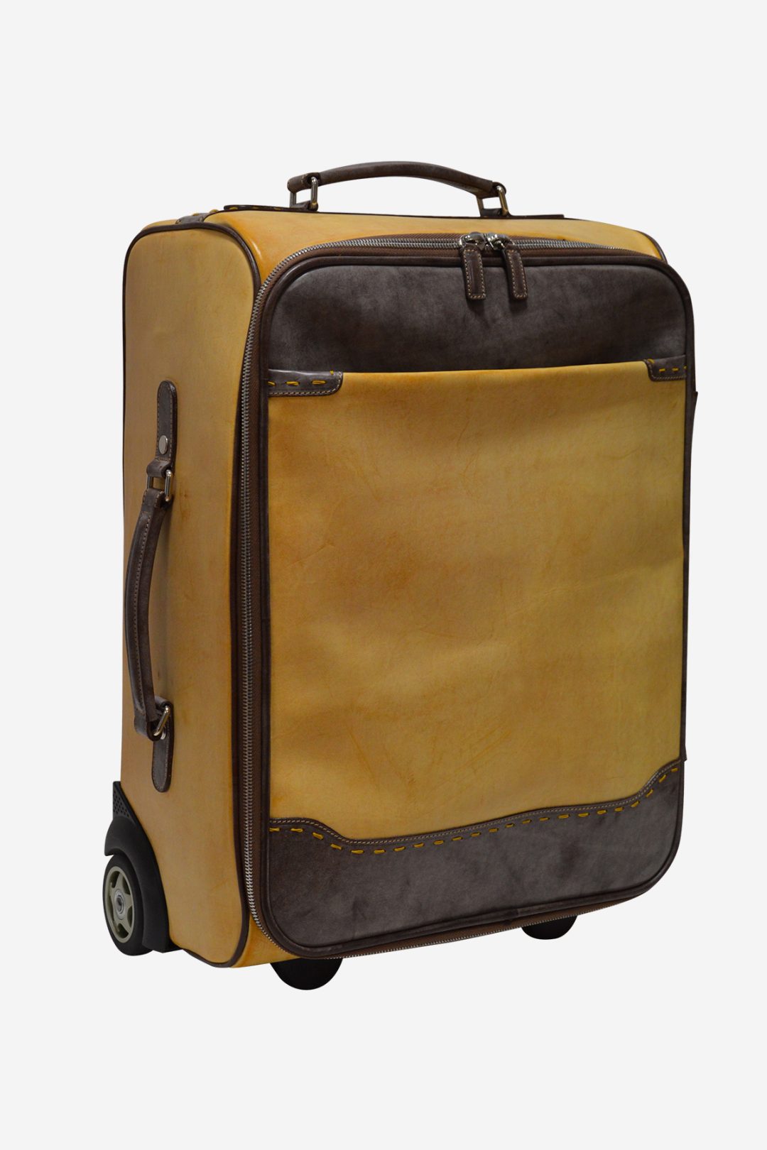 Terrida's Trolley handmade in italy vegetable tanned leather terrida venezia business travel italian bags luxury venezia