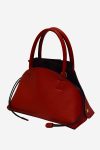 Minor Hemispheric Handbag handmade in italy vegetable tanned leather 100% made in italy terrida venezia two bags in one