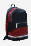 Sport Backpack front red blue white waterproof leather