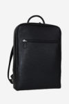 Sinuous Laptop Backpack black waterproof leather