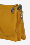 Mediterranean Handbag handbag crossbodybag handmade in italy vegetable tanned leather murano glass pendant