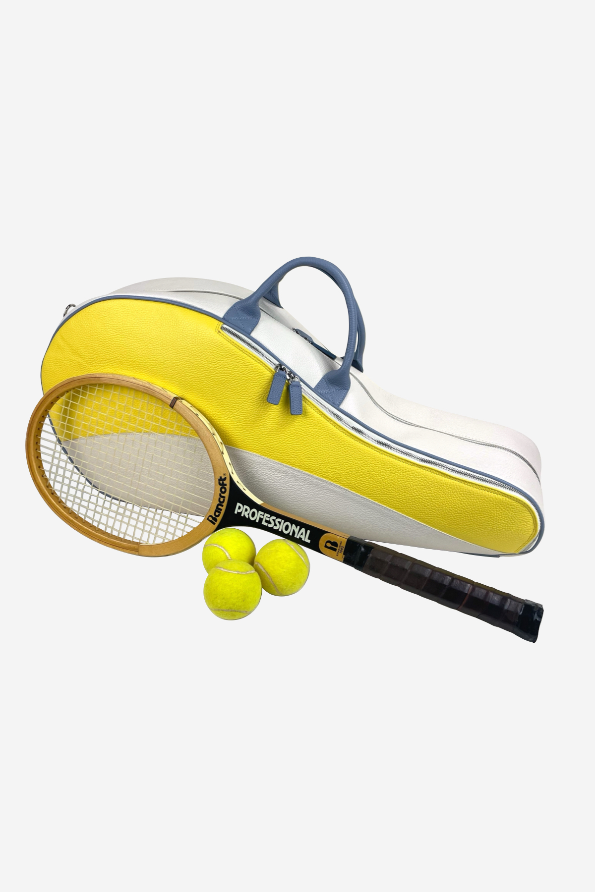 Terrida 3 Colour Italian Leather 4 Racket Tennis Bag